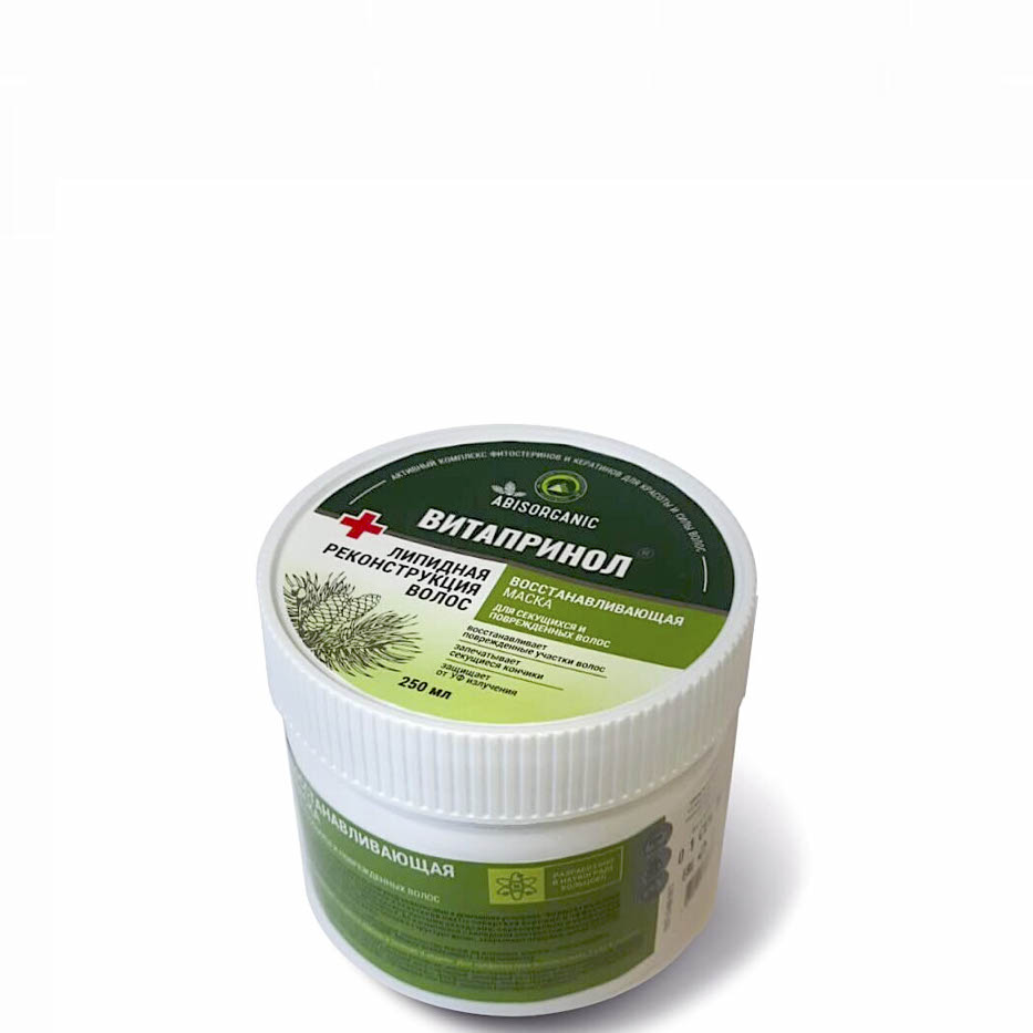 Витапринол маска с медом и желтком для питания волос восстанавливающая, Абис, 250 мл