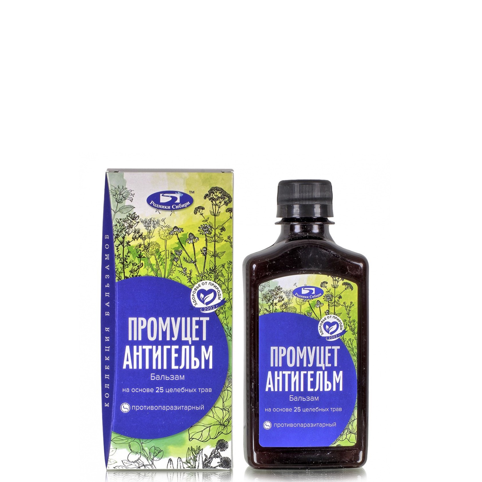 Бальзам "Промуцет-Антигельм" противопаразитарное средство, Родники Сибири