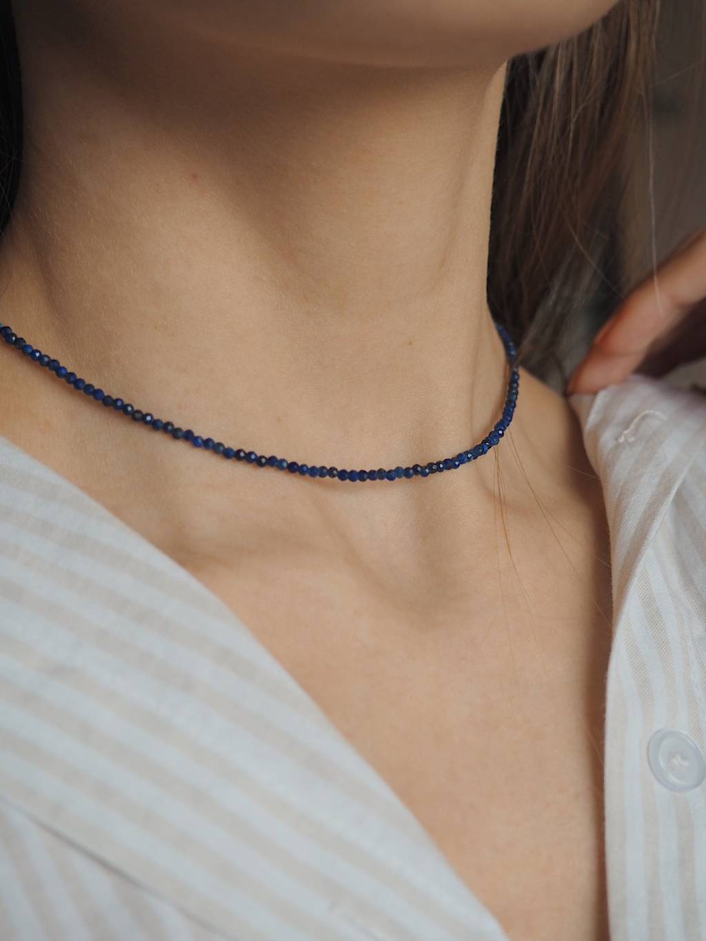Чокер из лазурита 2 мм