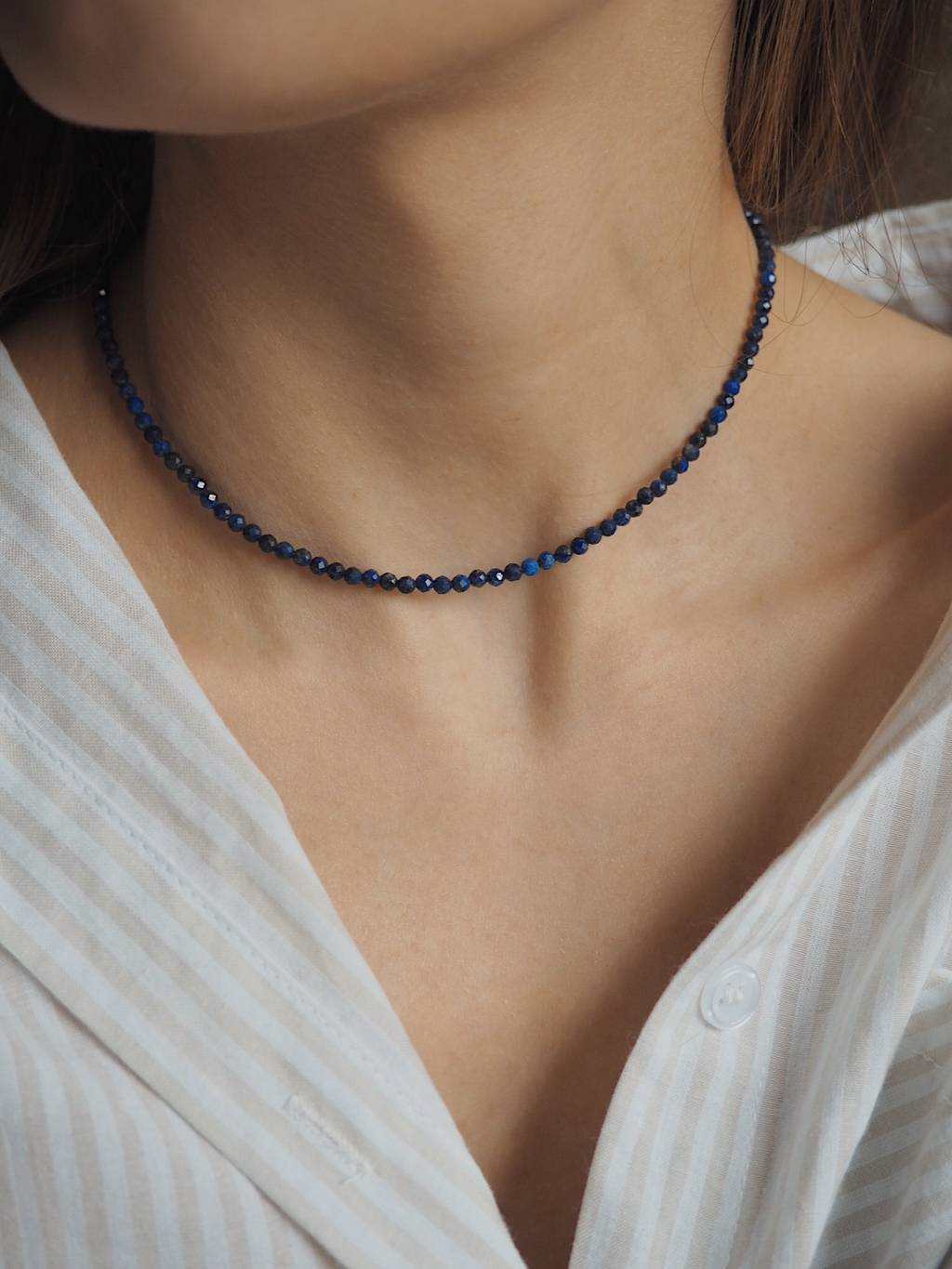 Чокер из лазурита 3 мм
