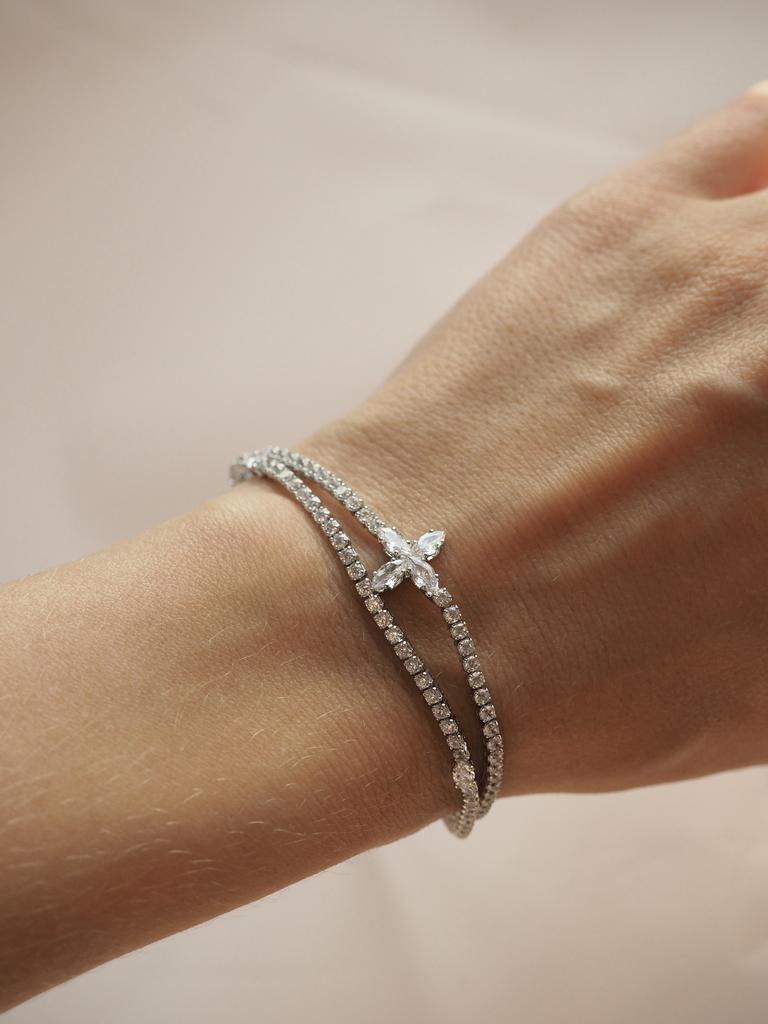 Браслет с фианитами