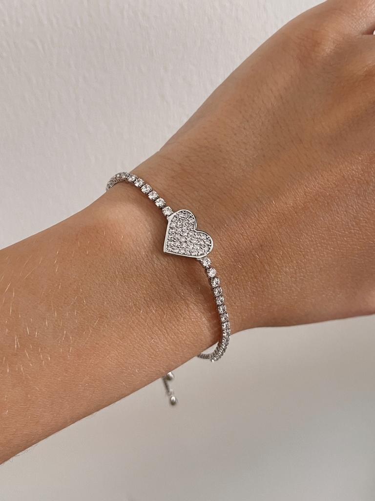 Браслет с фианитами