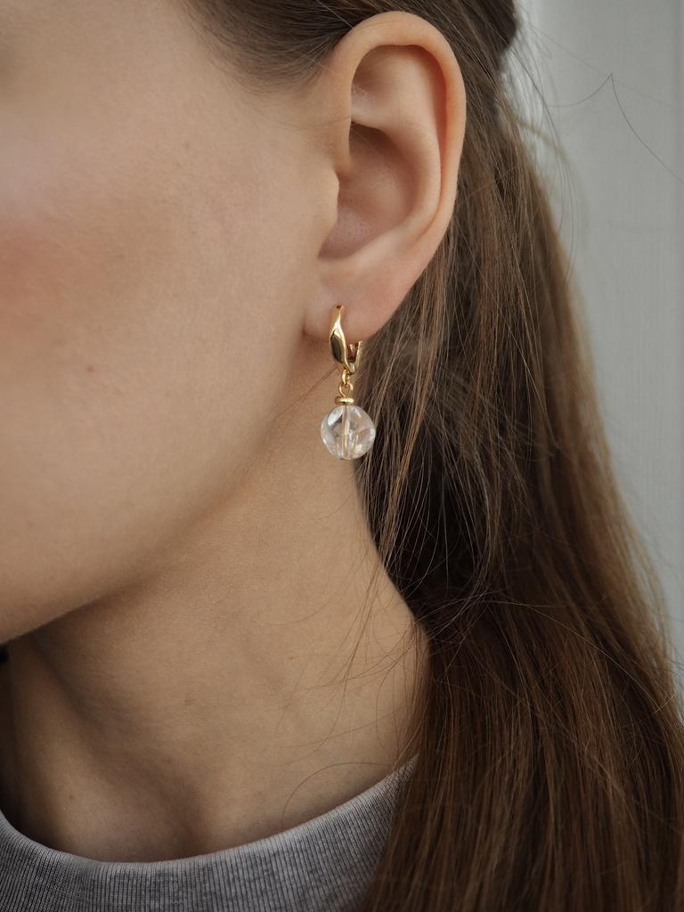 Серьги с хрусталем