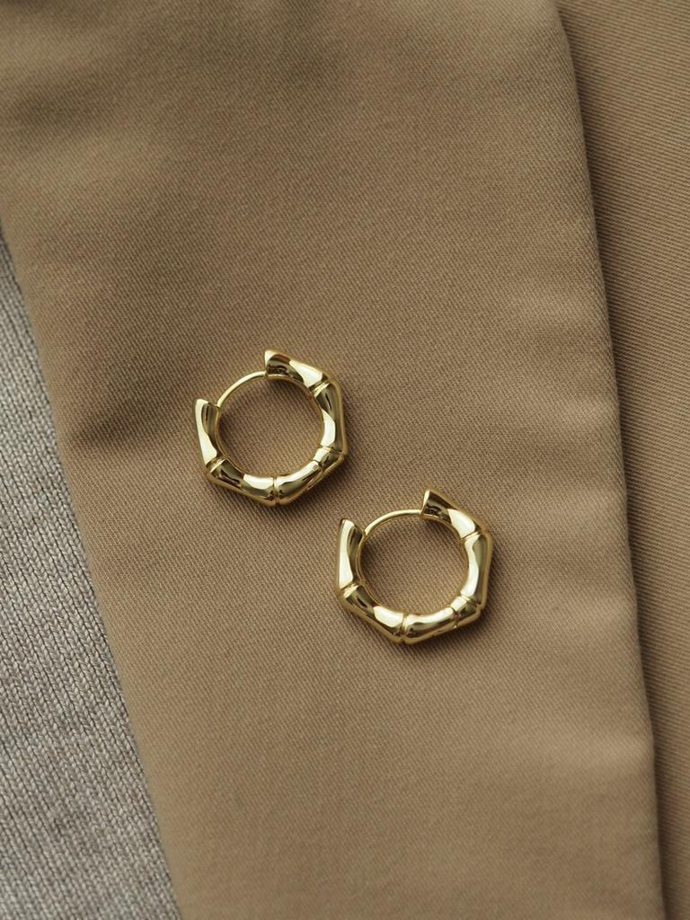 Серьги BAMBOO gold