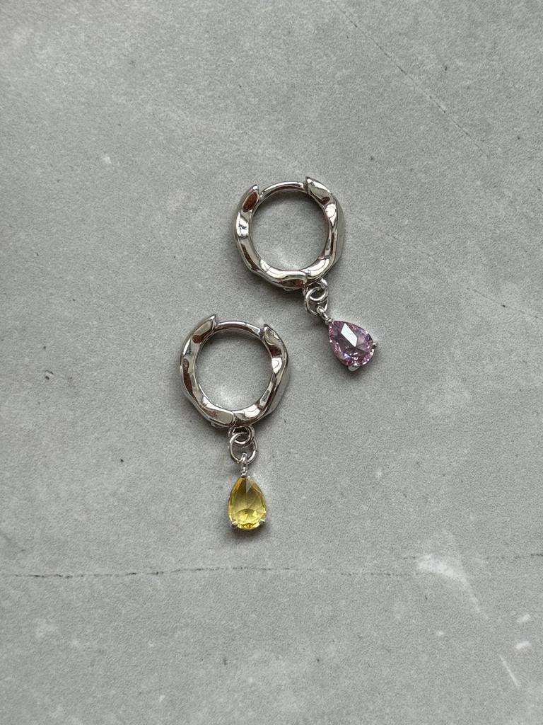 Серьги Colored drops