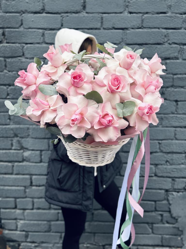 Корзина с французской розой