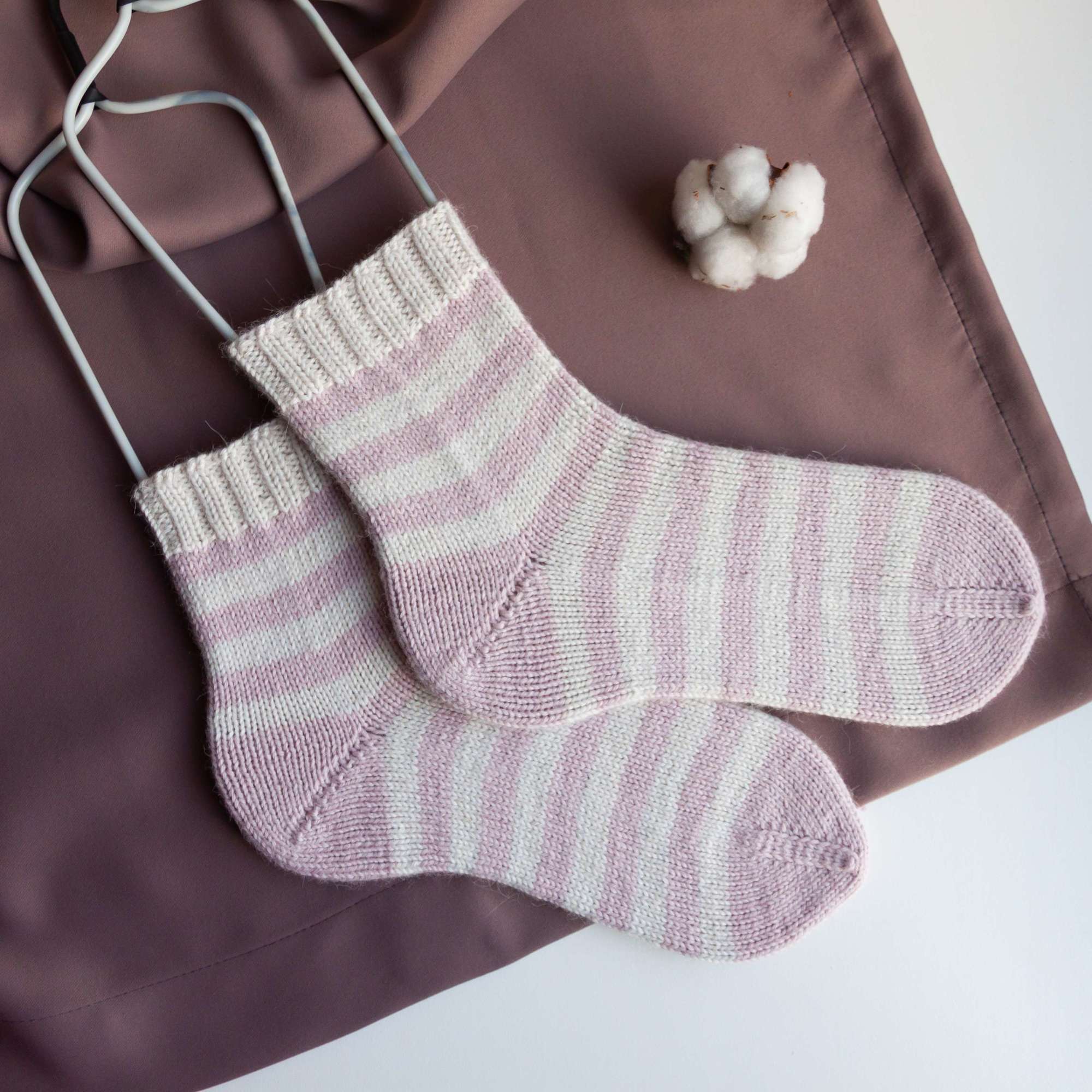 Описание вязания носков "Cozy morning socks"