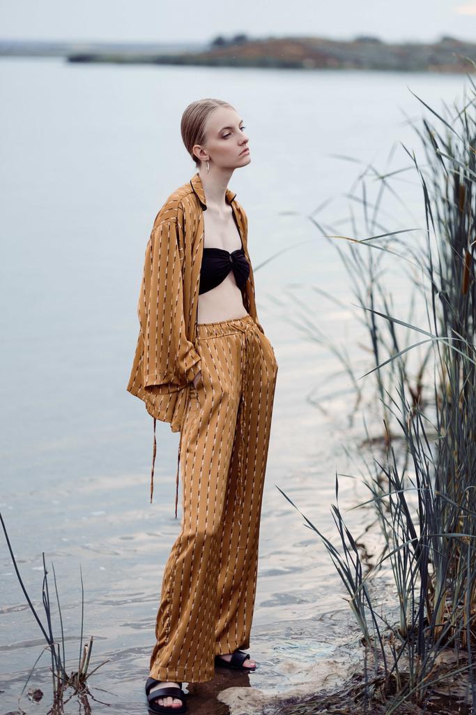 Брюки «NEAPOL» охра