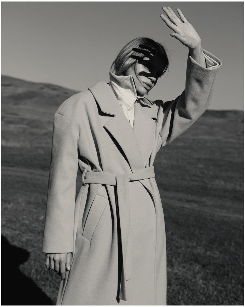 Пальто «HOME» бежевый