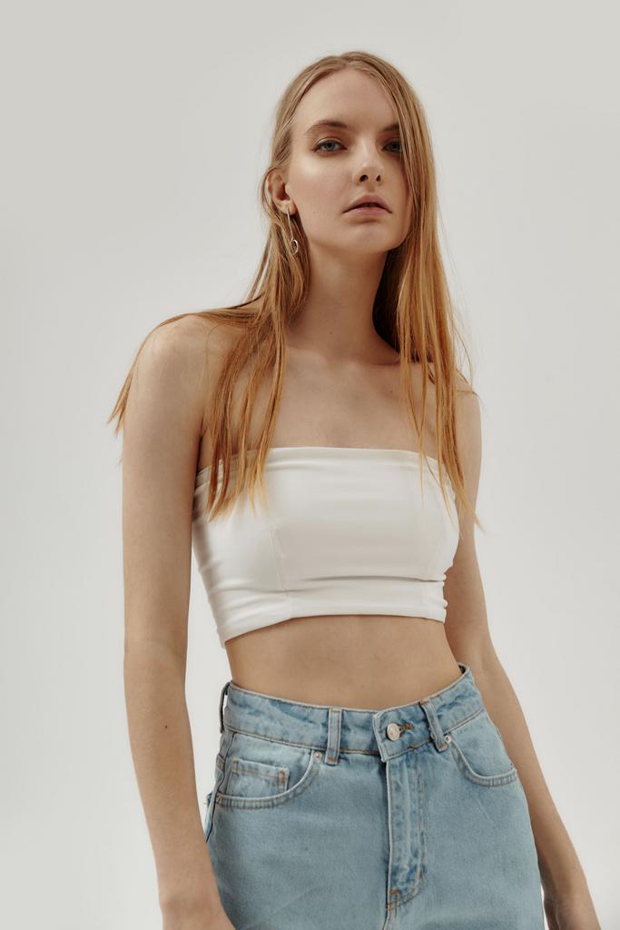 Топ "BANDO" молочный