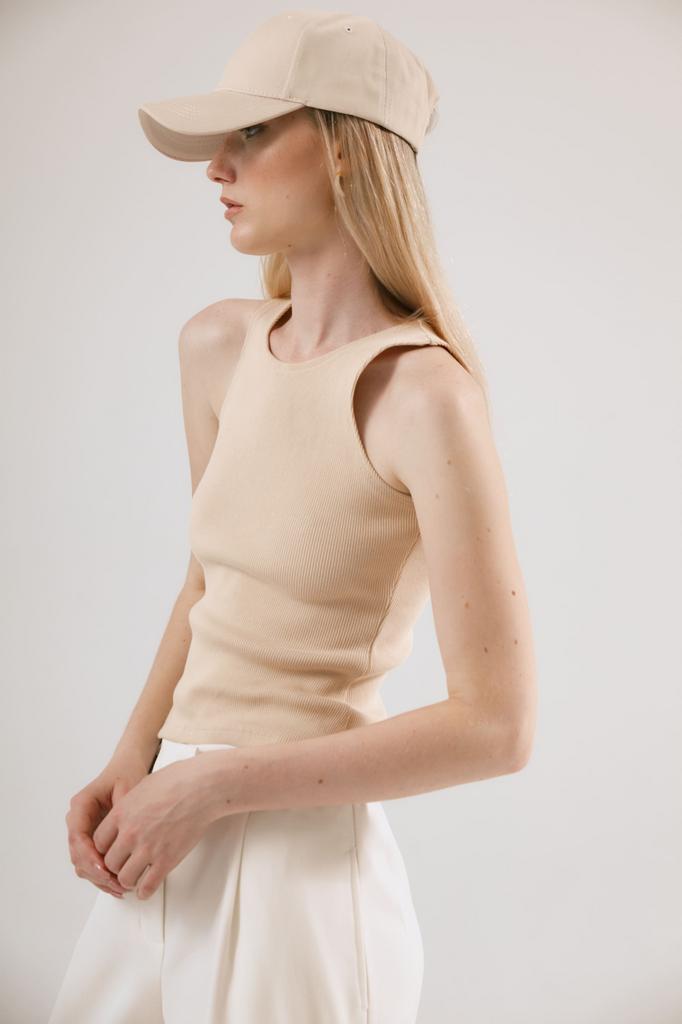 Топ "OUTLINE" бежевый