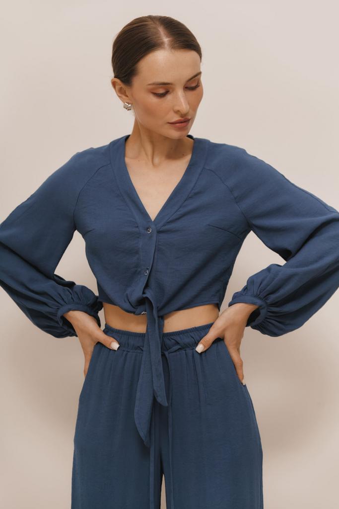 Блуза «POISE» синий