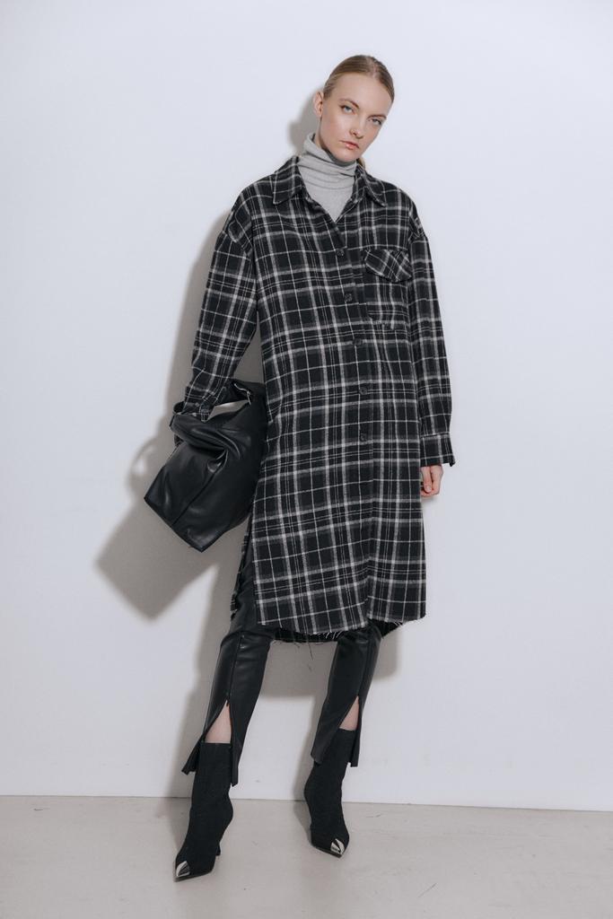 Платье-рубашка "GREY LONG"