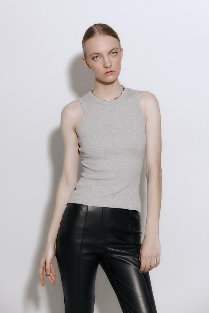 Топ "RIBBY" серый