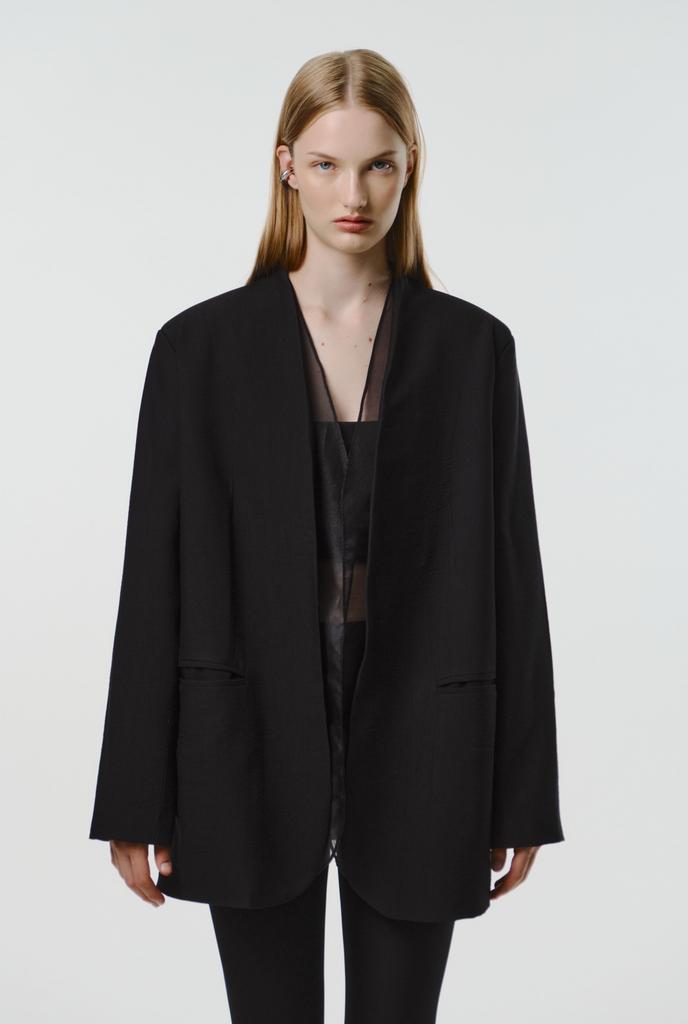 Блейзер с имитацией нижнего слоя