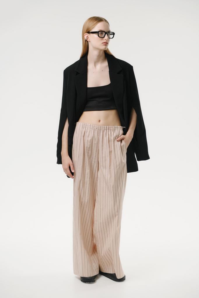 Брюки из хлопка с принтом