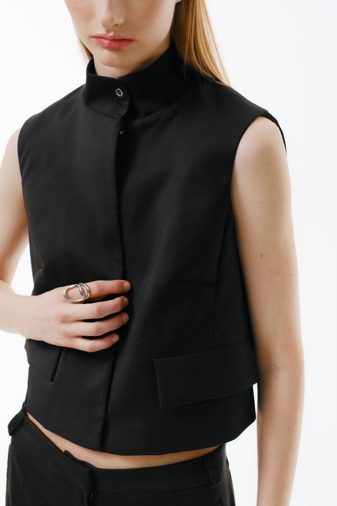 Жилет из смесовой шерсти