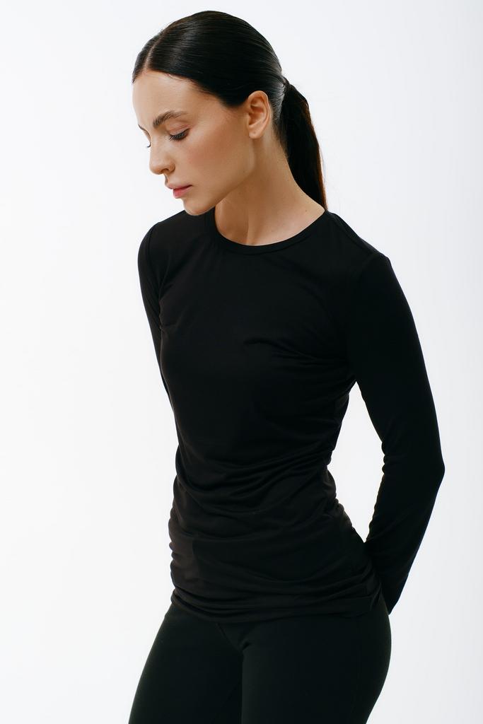 Лонгслив из натуральной вискозы