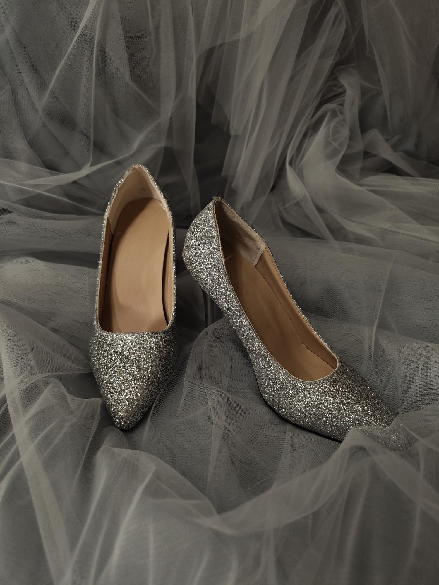 Туфли с микроблеском