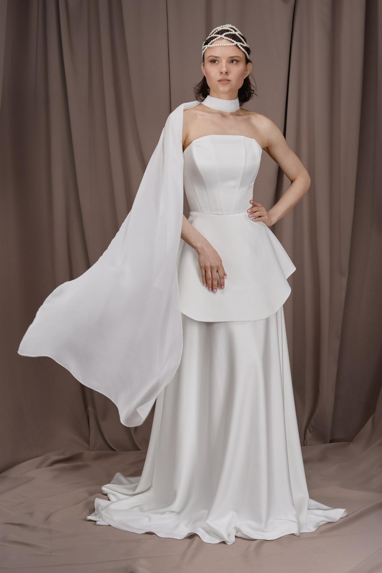 Свадебное платье Маргот и сатиновая юбка