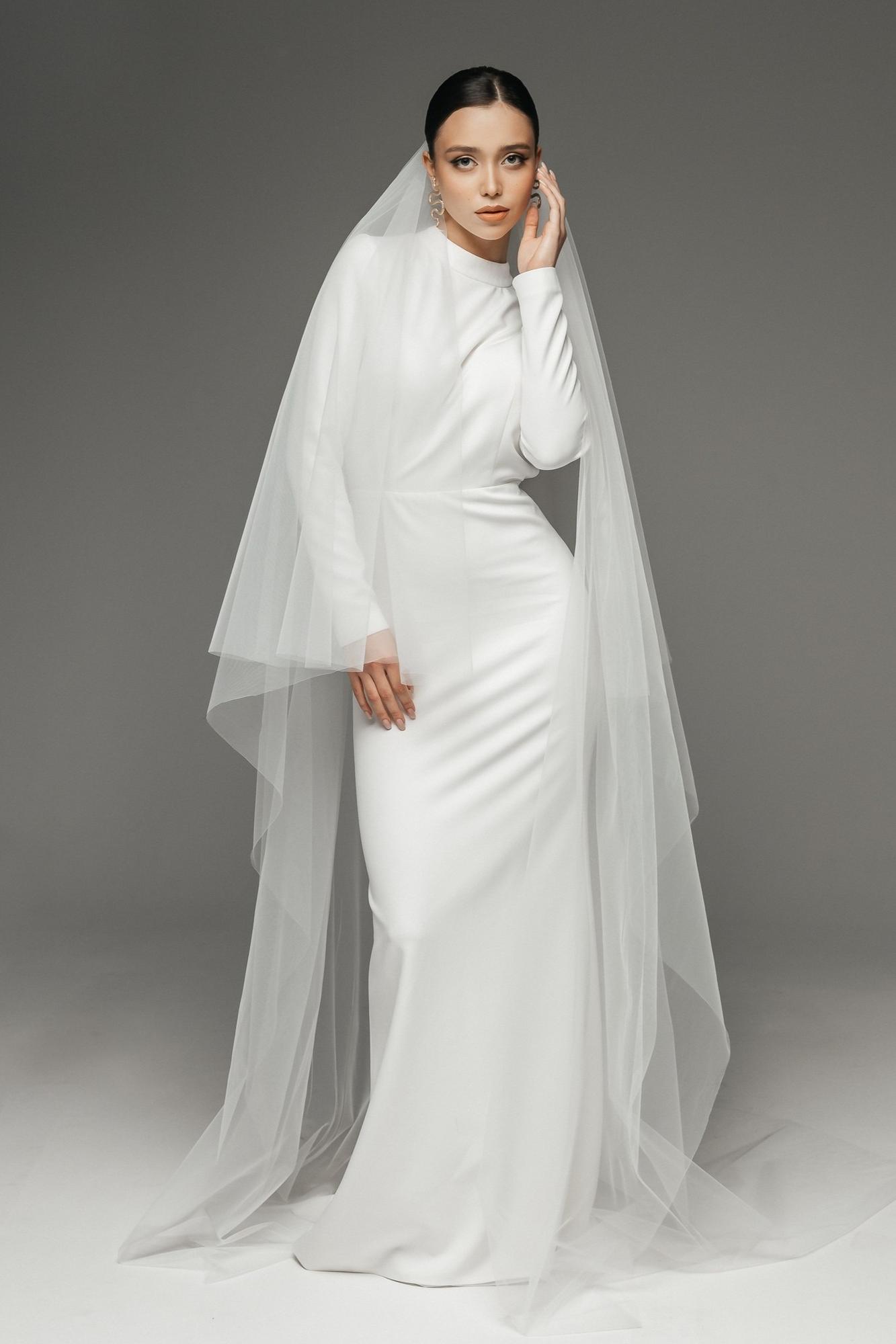 Свадебное платье Ариель с открытой спинкой