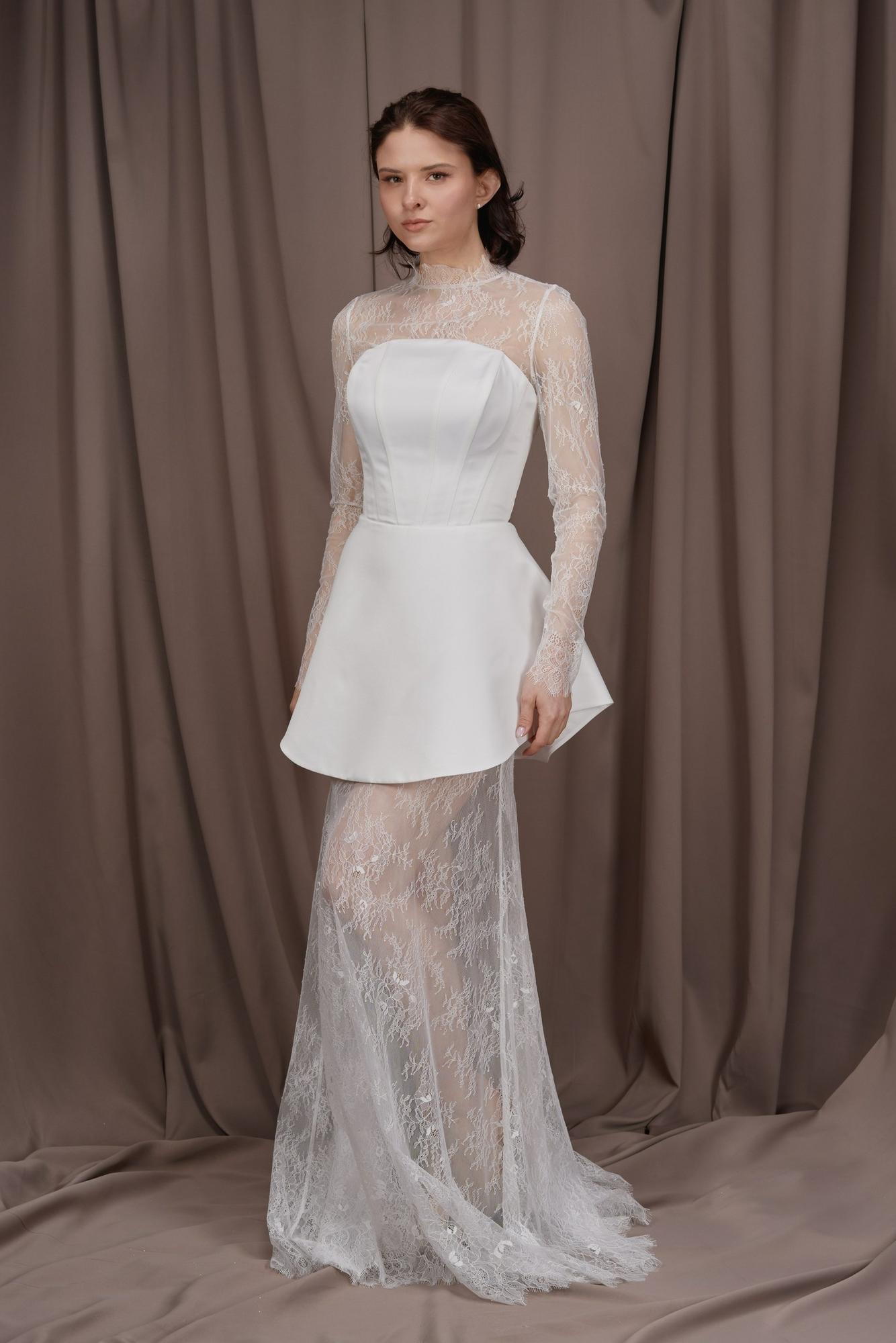 Свадебное платье Маргот и кружевное платье Лейси