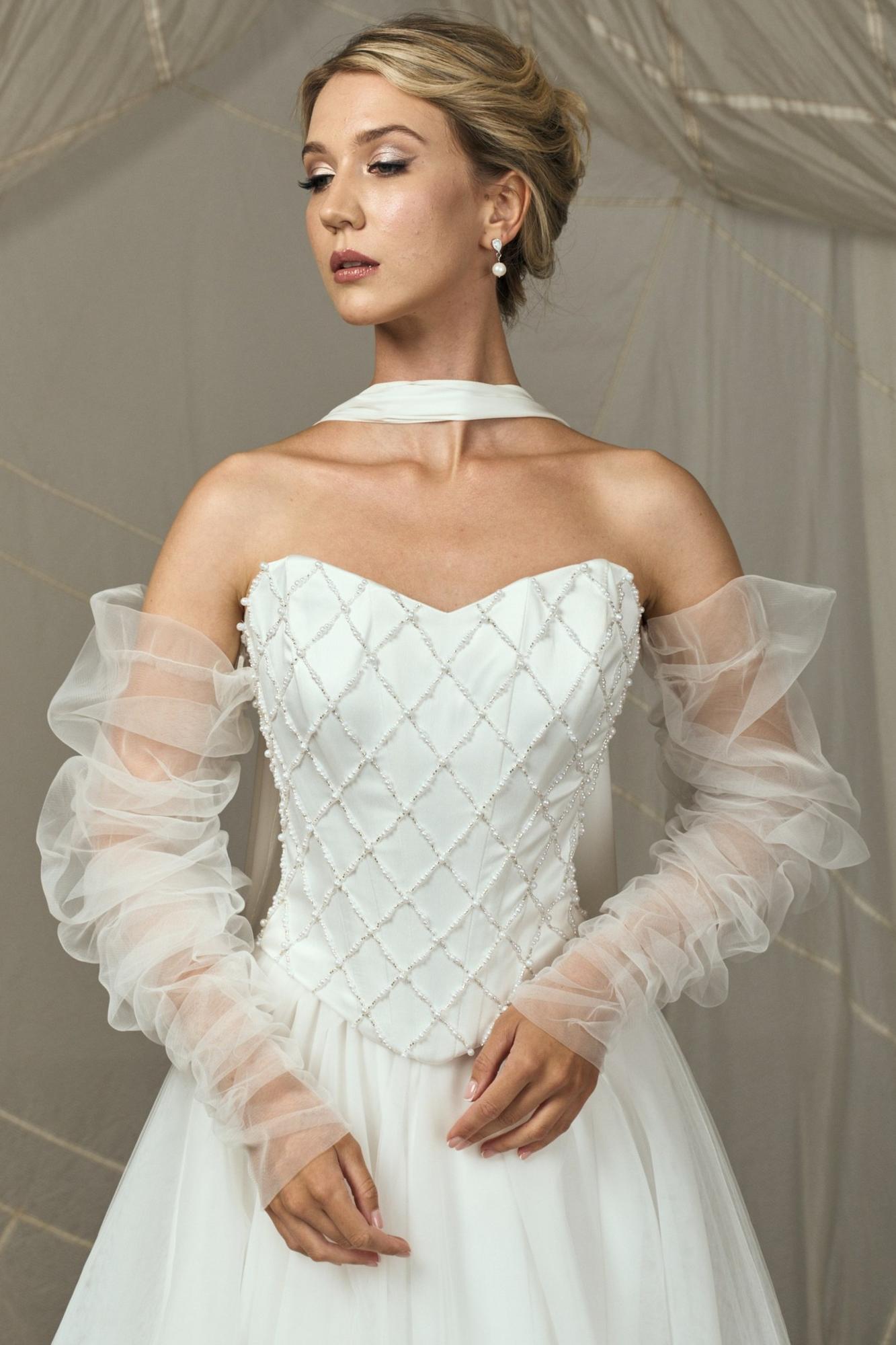 Митенки со сборками