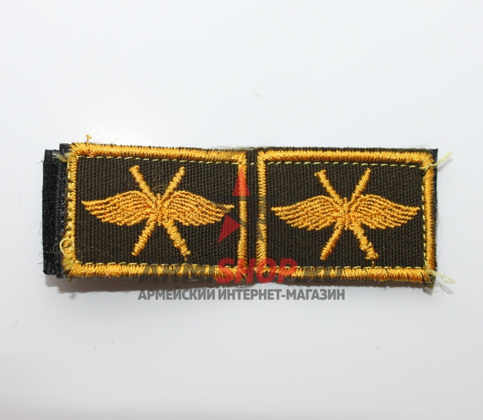 Эмблема петличная с липучкой ВКС нового образца, повседневная