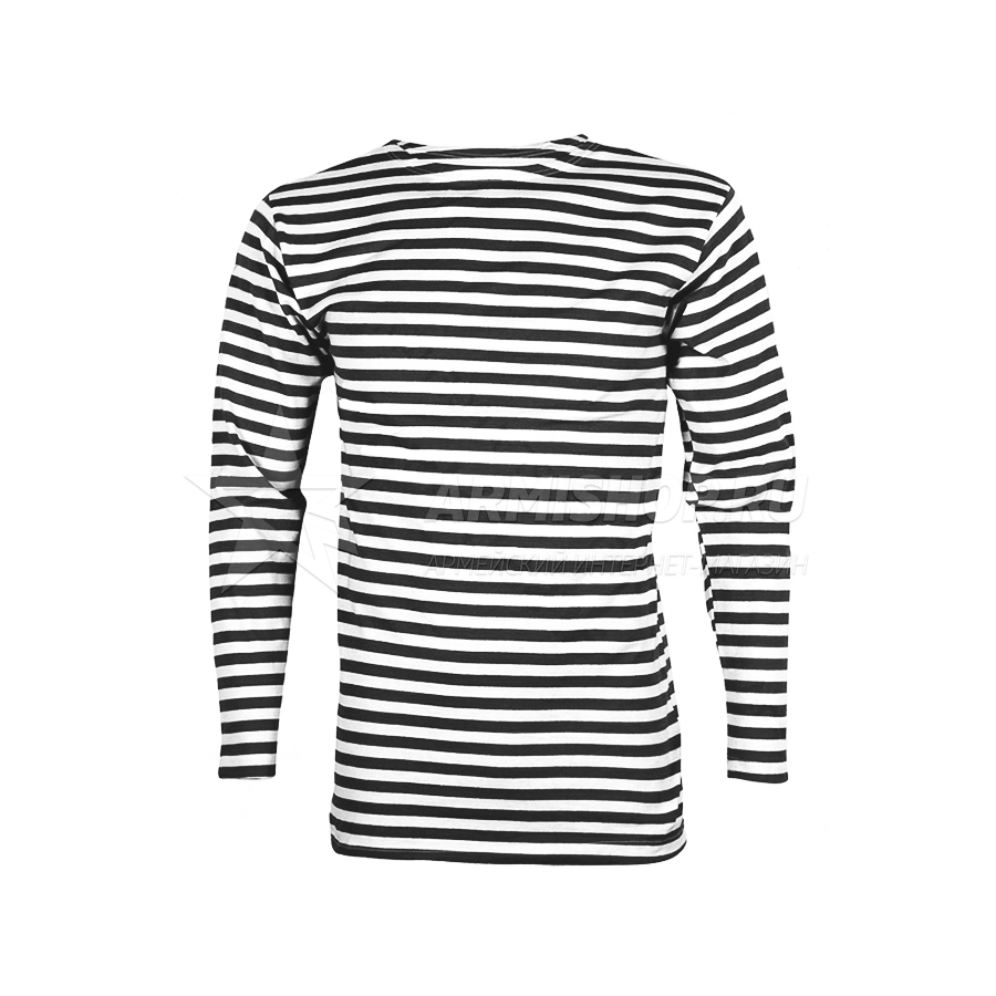 Тельняшка черная кулирка