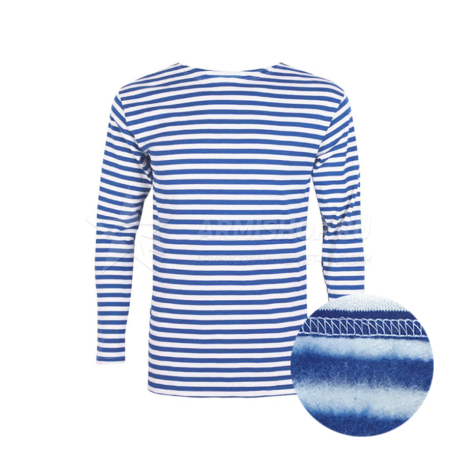 Тельняшка голубая (с начесом). Зимняя