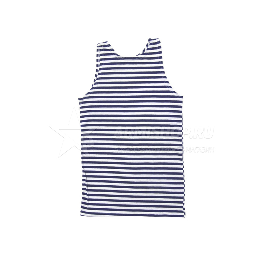 Майка-тельняшка синяя