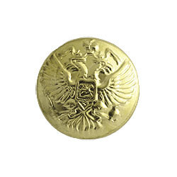 Пуговица 14 мм повседневная, без ободка, металл