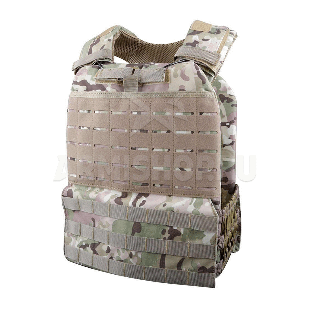 Разгрузочный жилет Plate Carriere Molle. Мультикам