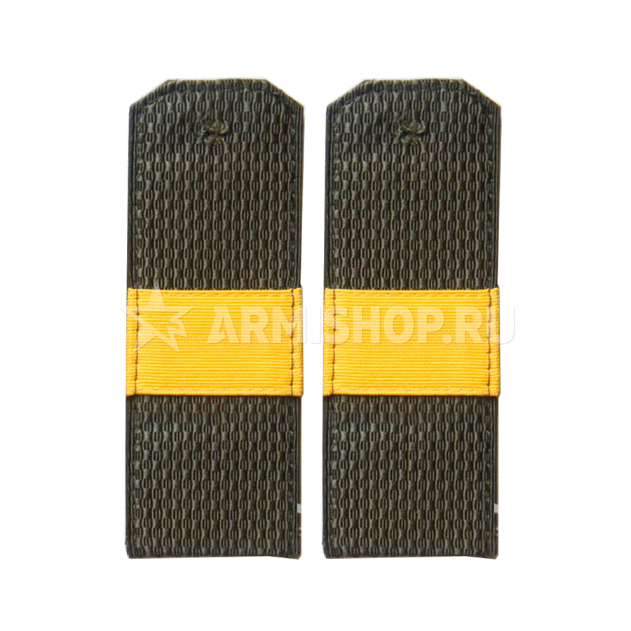 Погоны МО Оливковые Старший Сержант галун (Пластик)