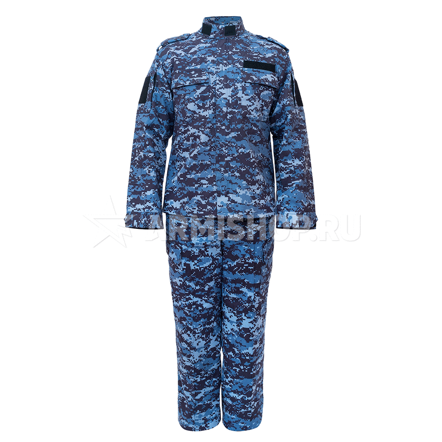 Костюм уставной Росгвардия смесовая ткань (Пич). Точка Синяя