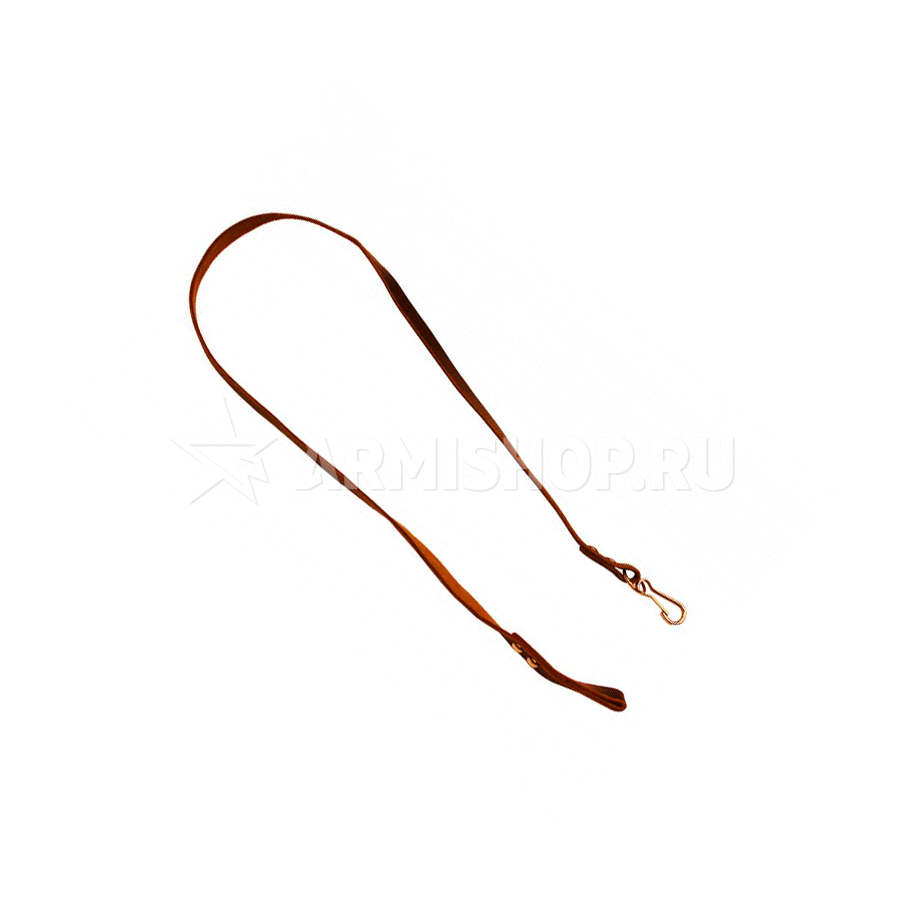 Страховочный ремень для пистолета (Кожа). Коричневый