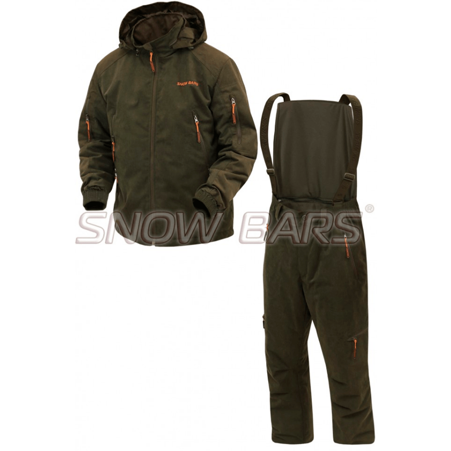Костюм Snow Bars "City Утепленный". Полукомбинезон. Хаки Темный