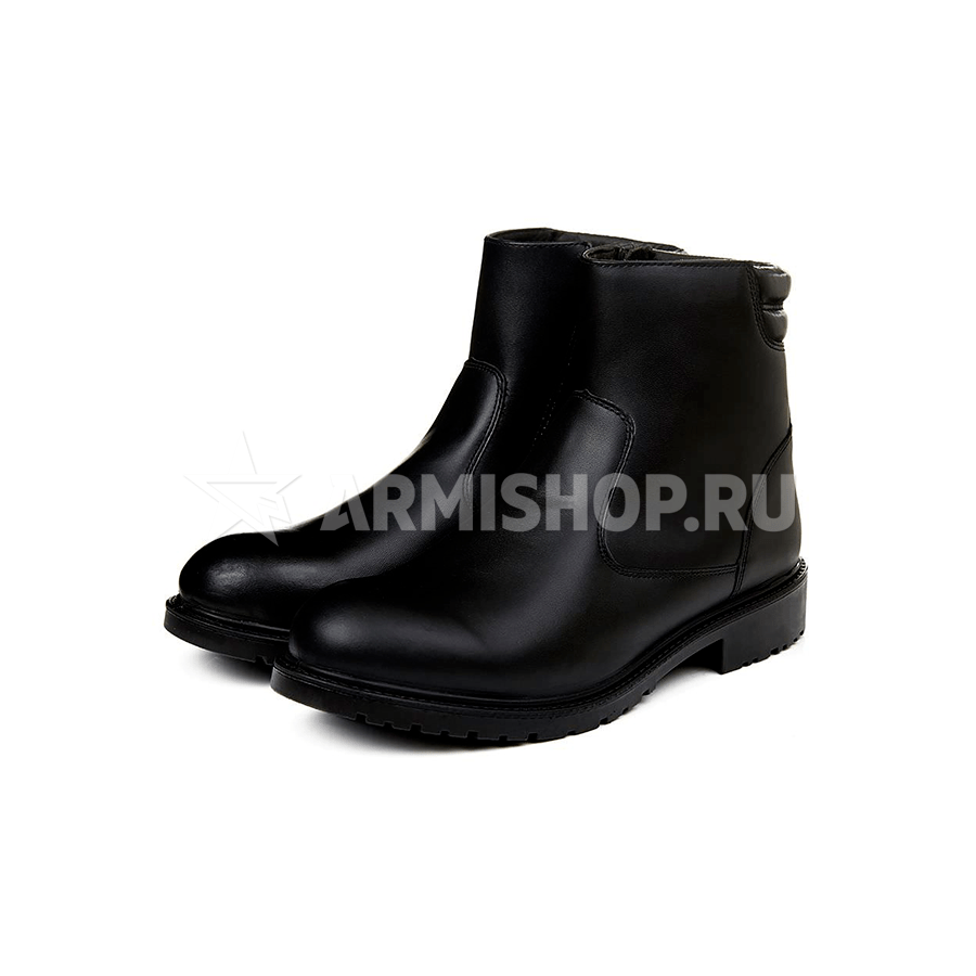 Полусапоги хромовые зимние армейские