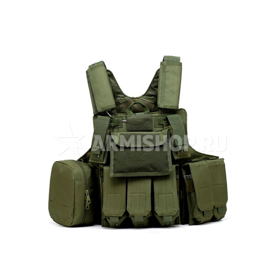 Разгрузочный жилет CIRAS с подсумками Олива