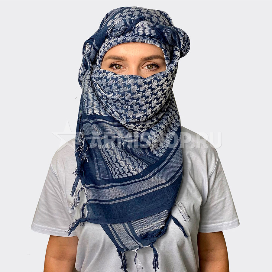 Арафатка 110х110 Синяя