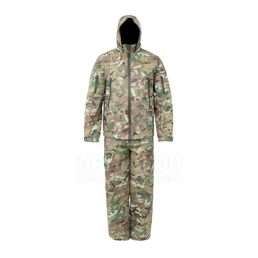 Костюм демисезонный ШТОРМ Softshell. Мультикам
