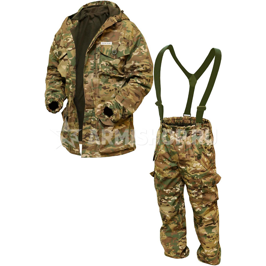 Костюм демисезонный Snow Bars "Дельта". Флис. Мультикам