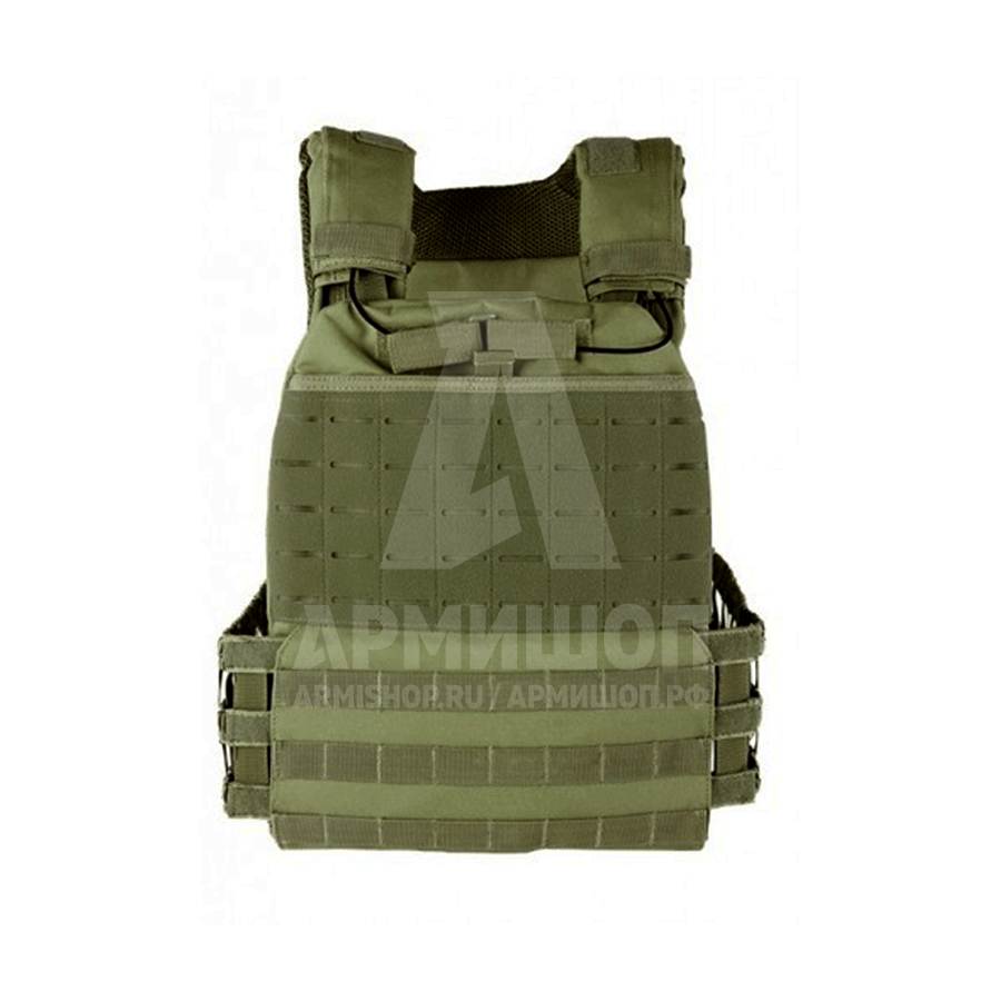 Разгрузочный жилет Plate Carriere Molle. Олива