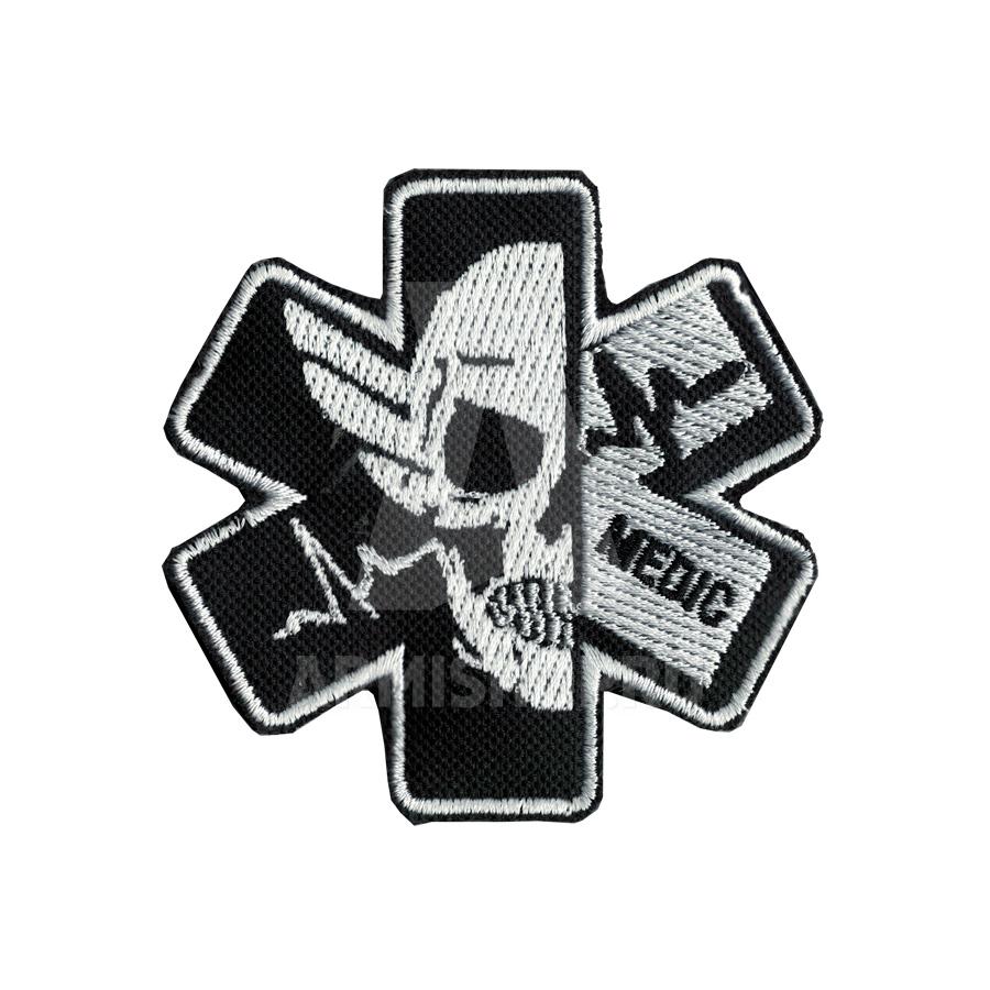Шеврон Патч MEDIC. Черный