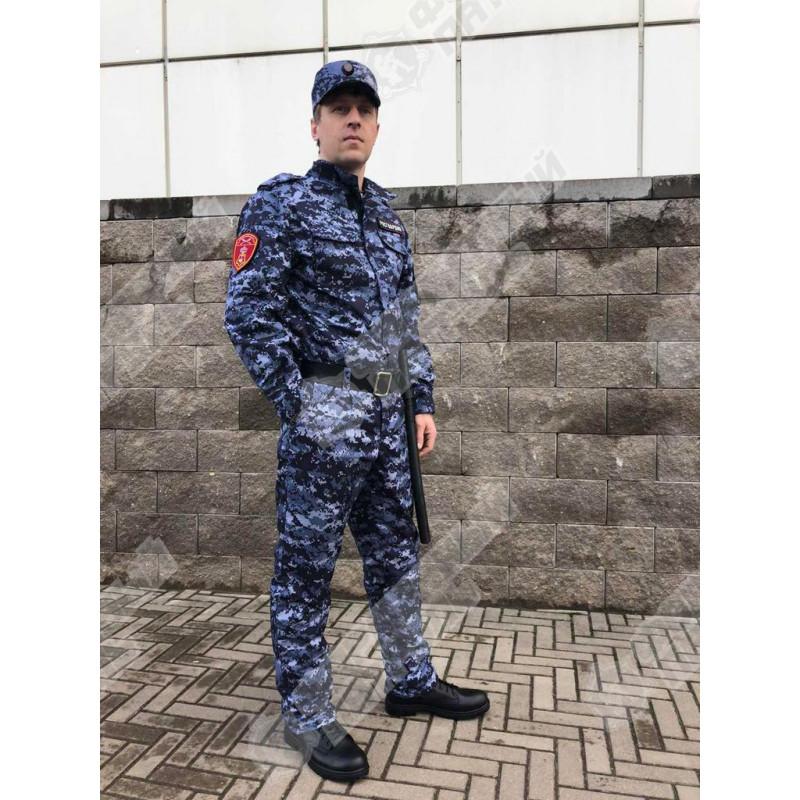 Брюки Росгвардия демисезонные (синяя точка, мембрана рип-стоп/стежка)