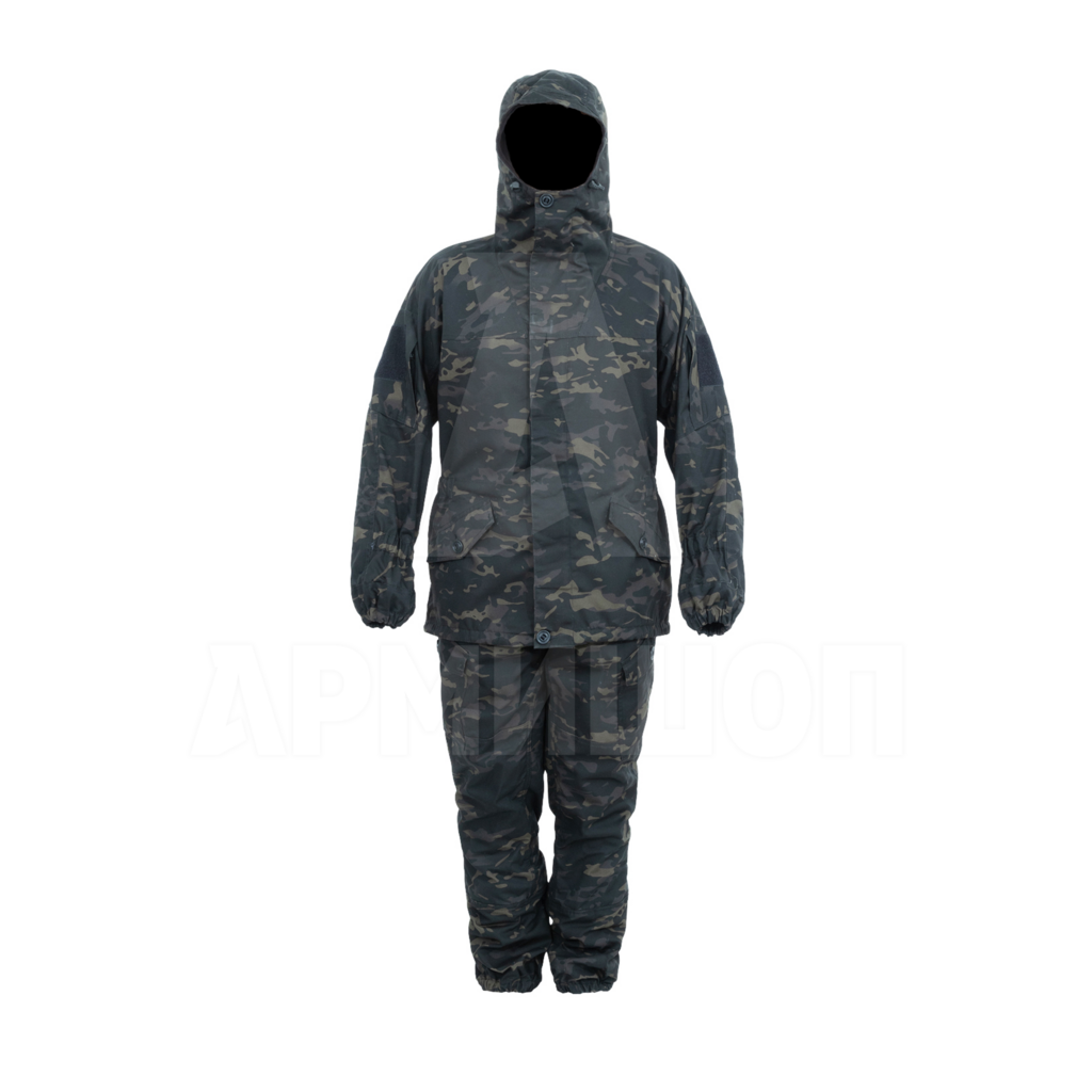 Костюм Горка 3М Флис Барс РЫСЬ. Черный Мультикам