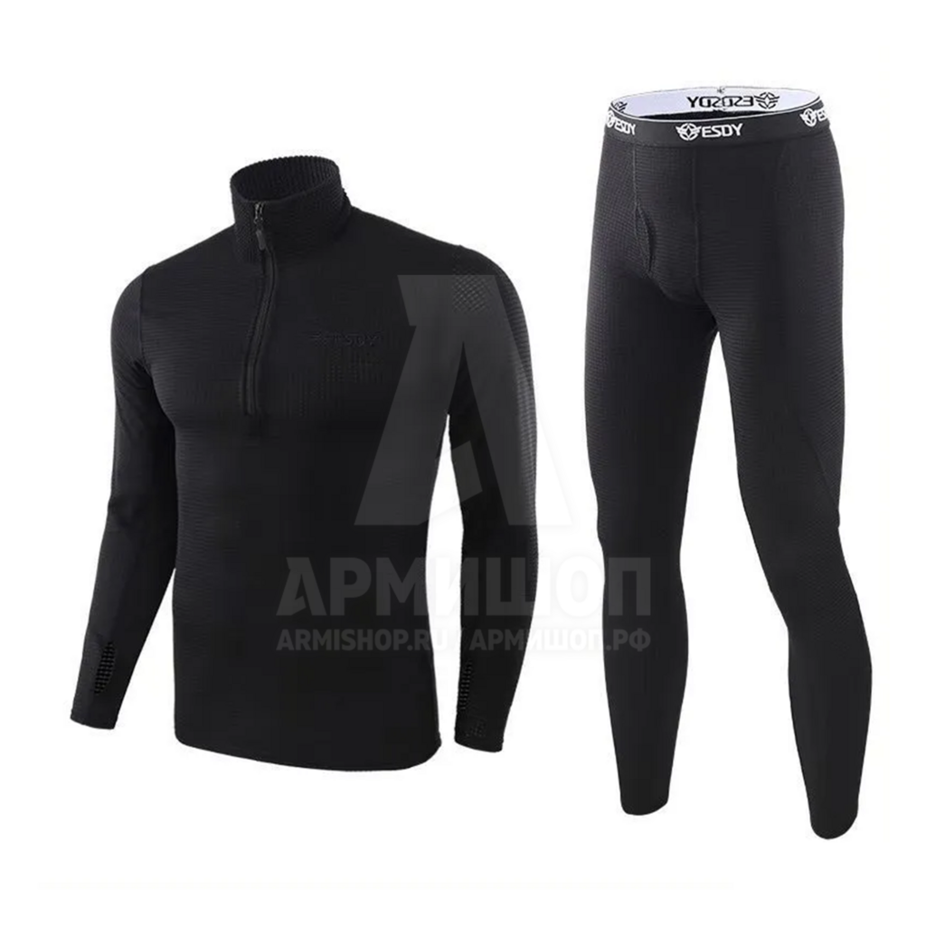 Термобелье 1 слой ESDY Черное