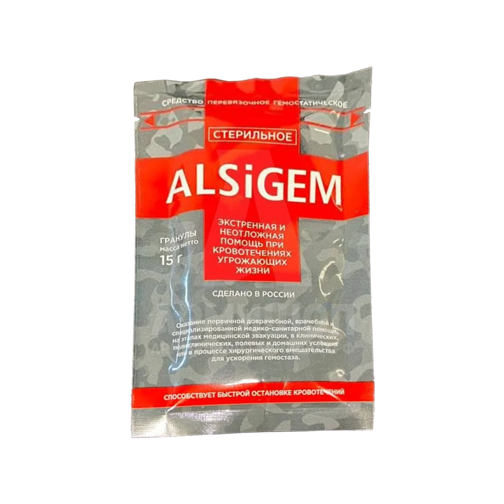 Гемостатик Alsigem Гранулы 15г