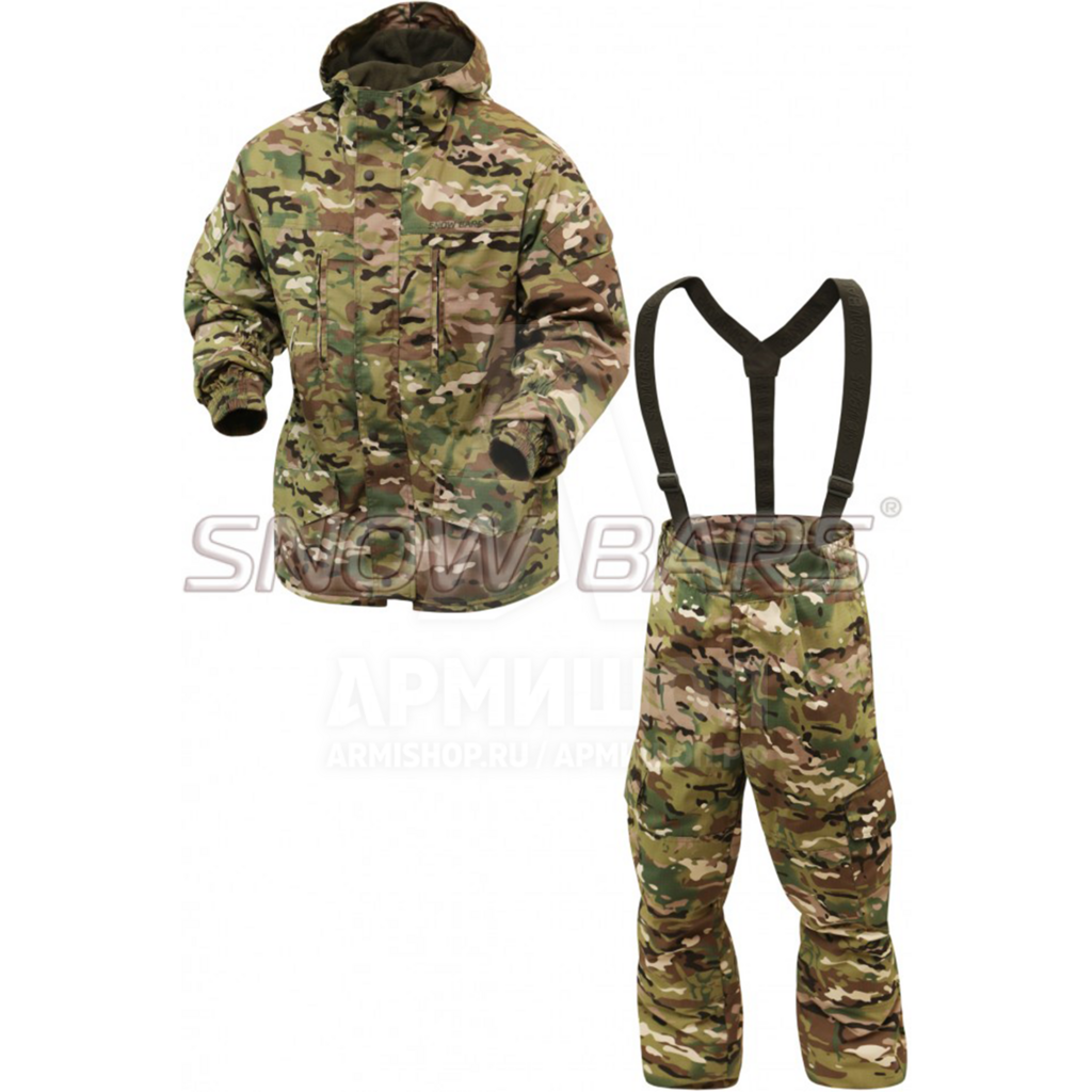 Костюм Snow Bars Горка 4 на флисе. Мультикам