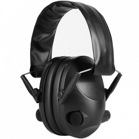 Наушники активные PMX Tactical Pro PMX-55B 26-85 ДБ Чёрный